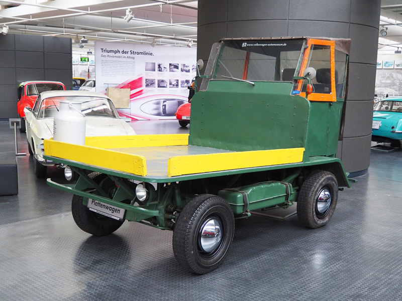 Plattenwagen - vozítko, které se stalo inspirací pro první Transportery