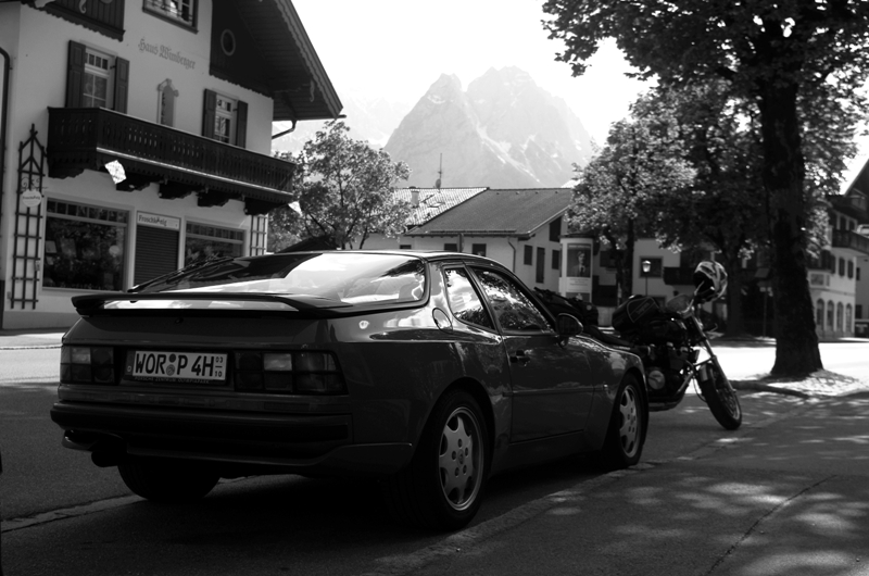 Garmisch a Porsche...